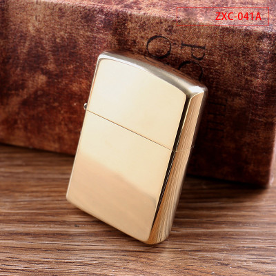Vỏ Hột Quẹt Bật Lửa Xăng Đá Zorro ZCX-041 Chất Liệu Đồng Nắp Giữ Xăng Cực Khít Dùng Xăng Ippo