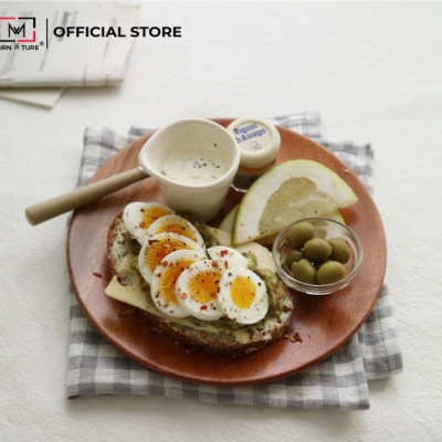 ĐĨA GỖ TRÒN ĐỰNG ĐỒ ĂN CAO CẤP HÀNG XUẤT KHẨU HÀN