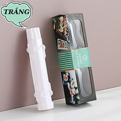 Dụng cụ làm sushi cuộn thông minh- Ống đẩy sushi tiện lợi- Khuôn làm sushi dạng ống- Dụng cụ cuộn sushi đa năng- Khuôn ép sushi tại nhà- Tạo sushi nhanh gọn- Dụng cụ hỗ trợ cuộn sushi cho người mới bắt đầu- Bộ làm sushi tại gia siêu dễ