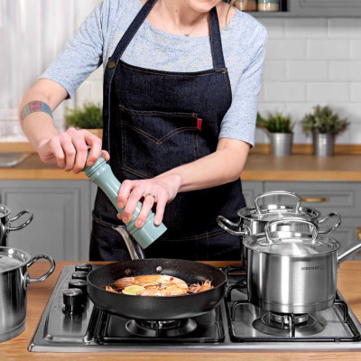Nồi inox cao cấp Korkmaz Proline 3.1 lít thân thấp - A1172