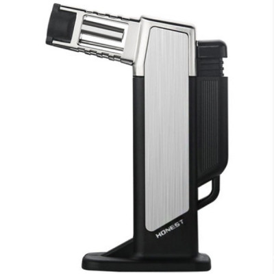 Vỏ Hột Quẹt Bật Lửa Khò 1 Tia Để Bàn Honest BCZ-484 Thiết Kế Đẹp Độc Lạ Lửa Khò Mạnh Mẽ - Dùng Gas Cao Cấp