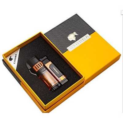 Vỏ Hộp Quet Khò 3 tia kèm đục COB-35 có kèm đục, thân trong nhìn được dung lượng ga bên trong