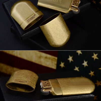 Vỏ Hột Quẹt Bật Lửa Xăng Đá Zorro Kuboy ZK516 Thiết Kế Nhỏ Gọn Đẹp Độc Lạ - Dùng Xăng Bấc Đá Cao Cấp