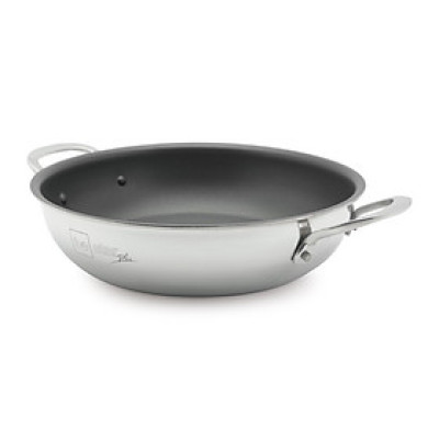 Chảo chống dính 2 lớp inox 430 FiveStar Standard 2 quai bếp từ tặng 5 muỗng