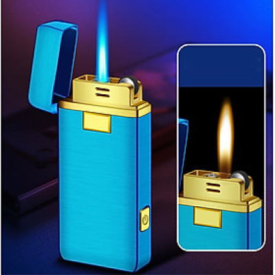 Vỏ Hột Quẹt Bật Lửa Gas JD-509 Khò 1 Tia 2 Chế Độ Lửa Kiêm Đèn Pin Chiếu Sáng Tiện Lợi - Nhiều Màu