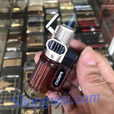 Vỏ Hột Quẹt Bật Lửa Khò 1 Tia Cực Mạnh Chunfa Đẹp Độc Lạ