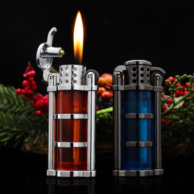 Vỏ Hột Quẹt Bật Lửa Gas Đá BC-21D Thiết Kế Lộ Thiên Đẹp Độc Lạ - Nhiều Màu