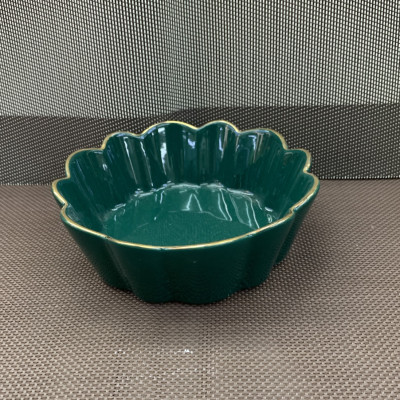 Bát trộn hoa quả, salad sứ xanh cổ vịt - anth601