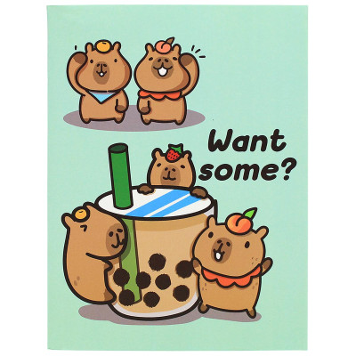 Tập Học Sinh Capybara - 4 Ô Ly - 200 Trang 80gsm - The Sun (Mẫu Bìa Giao Ngẫu Nhiên)