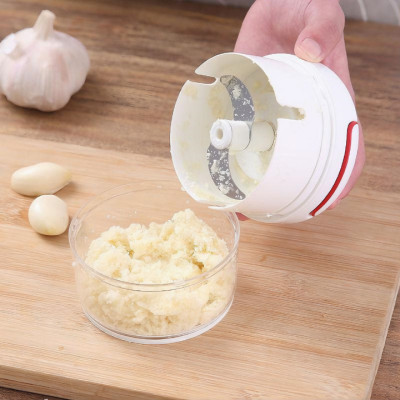 DẬP TỎI DÂY RÚT , Máy xay tỏi ớt cầm tay Mini Tiện dụng