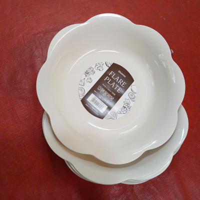 Đĩa nhựa hình cánh hoa Nakaya Flare Plate 1.7L - Hàng Nội Địa Nhật Bản