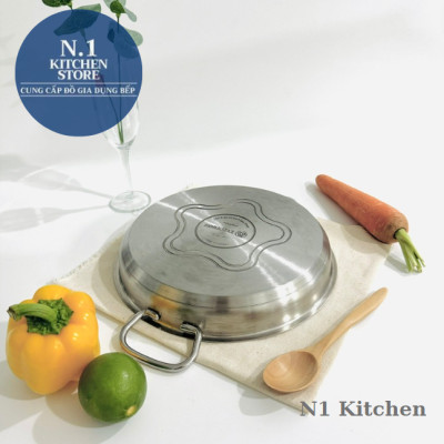 Chảo omelette inox cao cấp Korkmaz Proline 24 cm - A1185 - Hàng chính hãng