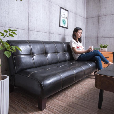 Sofa bed Juno sofa màu đen 180 x 105 x 38 cm