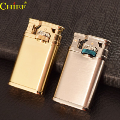 Vỏ Hột Quẹt Bật Lửa Xăng Bấc Đá Chief CF227 Thiết Kế Đẹp Độc Lạ Tiện Dụng - Dùng xăng bấc đá cao cấp