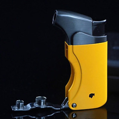 Vỏ Hột Quẹt Bật Lửa Khò 1 Tia  H006 Có Đục Thiết Kế Độc Lạ Đẹp Lửa Khò Mạnh Mẽ - Dùng Gas Cao Cấp