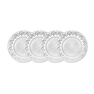 Set 6 đĩa pha lê Godinger Dublin Dinner Plate