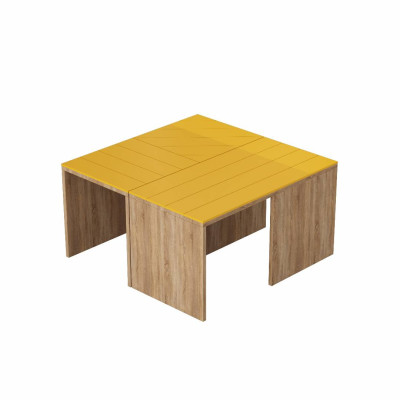 Bàn sofa hiện đại bằng gỗ cho phòng khách SMLIFE Cameron