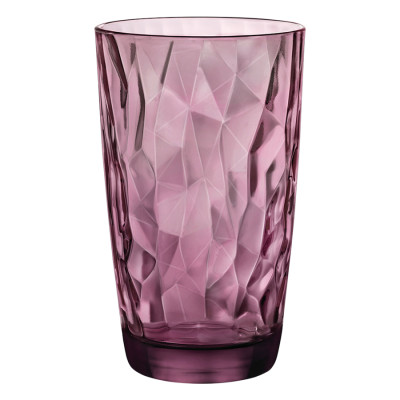 Bộ 6 Ly Thủy Tinh Diamond Bormioli Rocco 350270M02321990 (470ml / Ly) - Tím