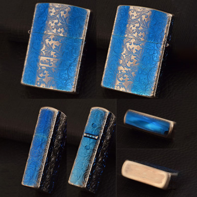 Vỏ Hột Quẹt Bật Lửa Hộp Quẹt Xăng Đá Zorro Z92021 Họa Tiết Hoa Văn Màu Sắc Nổi Bật - Dùng Xăng Bấc Đá Cao Cấp