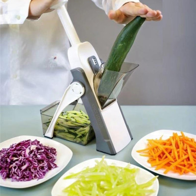 Dụng Cụ Bào Củ Quả Có Núm Vặn Thay Đổi Độ Dày Khi Thái Lát Tiện Lợi - Hàng Chính Hãng ( Giao màu ngẫu nhiên)
