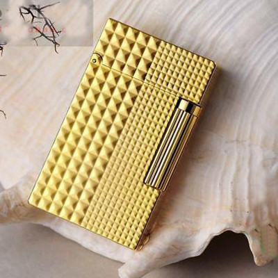 Vỏ Hột Quẹt Bật Lửa Upon D50V Họa Tiết Ô Vuông Sang Trọng Tiếng Kêu Hay -  Dùng Gas Đá Cao Cấp