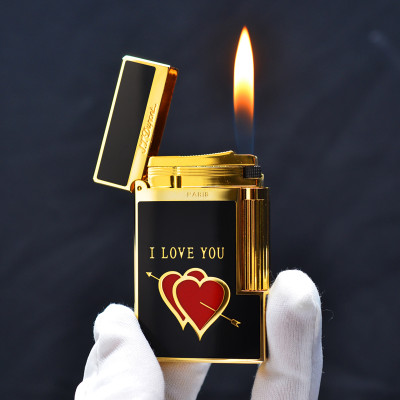 Vỏ Hột Quẹt Bật Lửa Upon D129V Tình Nhân Cao Cấp Đẹp Độc Lạ - Dùng Gas Đá