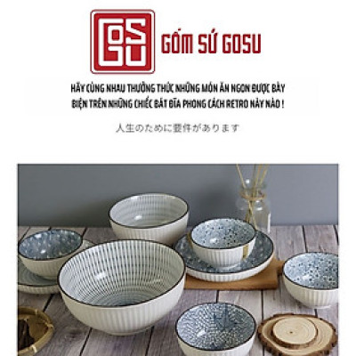 Đĩa sứ dài cao cấp, họa tiết hoa phong cách Nhật Bản kích thước 30cm*15cm