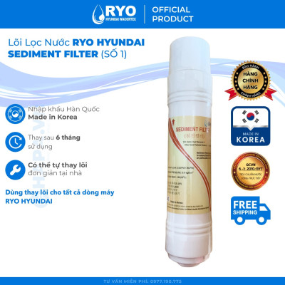 Lõi Lọc Nước RYO Hyundai Đầy Đủ Models, Nhập Khẩu Hàn Quốc, Hàng Chính Hãng | RP901 RP902 RP903 RP100H PGP1000 RP100S Sambon Wacortec - Sediment Pre-carbon Post-carbon TCR FTO UF RO Membrane...