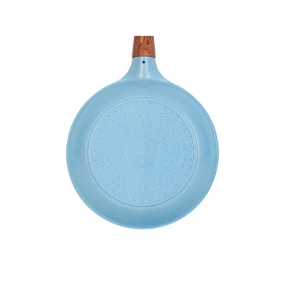 Chảo đúc đáy từ men đá xanh sapphire Green Cook GCP09-22IH dùng cho mọi loại bếp - Gian hàng chính hãng Greencook