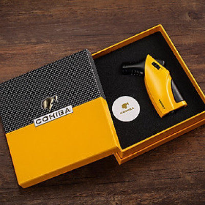 Vỏ Hột Quẹt Bật Lửa để bàn khò 3 tia  COB-692 nhiều màu