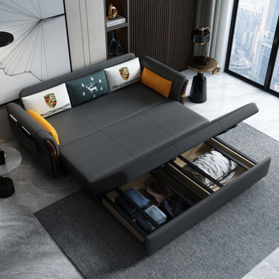 Sofa giường đa năng hộc kéo HGK-14 ngăn chứa đồ tiện dụng Juno Sofa KT 1m9