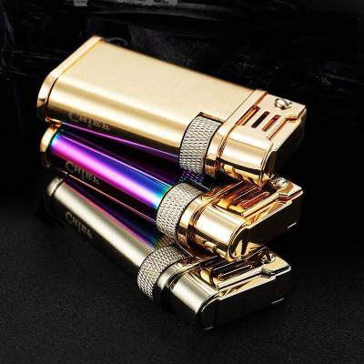 Vỏ Hột Quẹt Bật Lửa Xăng Đá Chief CF218 Trơn Thiết Kế Đẹp Độc Lạ Sang Trọng Cao Cấp - Dùng Xăng Bấc Đá Cao Cấp