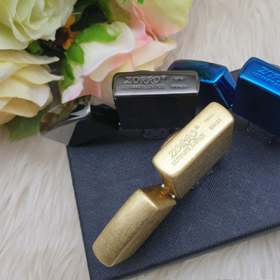 Vỏ Hột Quẹt Bật Lửa Xăng Đá Zorro Z91730 Xúc Xắc Đẹp Độc Lạ - Dùng Xăng Bấc Đá Cao Cấp