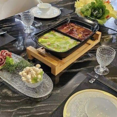 Đĩa IVV Diamante Oval Tray - Made in Italy Hàng chính hãng