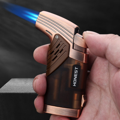 Vỏ Hột Quẹt Bật Lửa Gas Honest BCZ-776 Khò Mỏ Vịt 2 Tia Mạnh Mẽ, Có Đục Tiện Lợi - Nhiều Màu