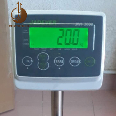 Cân Bàn Điện Tử JWI-3000 - Mặt Bàn Cân 500x600MM