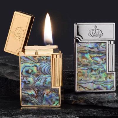 Vỏ Hột Quẹt Bật Lửa Zorro Z612-204 Xăng Bấc Đá Khảm Trai Sơn Mài Hoàng Gia Đẹp Độc Lạ Tiện Dụng - Dùng xăng bấc đá cao cấp