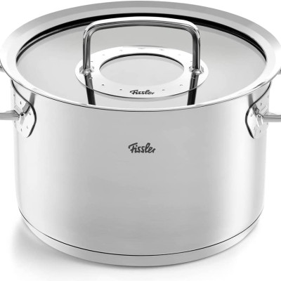 BỘ NỒI FISSLER ORIGINAL-PROFI COLLECTION 4 NỒI 1 QUÁNH 20 cm NẮP KÍNH Hàng chính hãng
