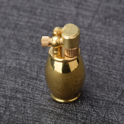 Vỏ Hột Quẹt Bật Lửa Xăng Đá Đồng Mini Z64 Thiết Kế Đẹp Độc Lạ Màu Vàng Sang Trọng - Dùng Xăng Bấc Đá Cao Cấp