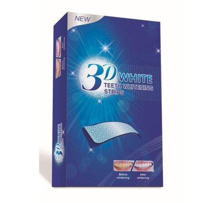 Full hộp 7 cặp - 14 miếng dán trắng răng 3D White Teeth Whitening Strips Sena Beauty, mạnh gấp 25 lần kem đánh răng