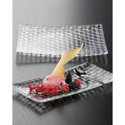  Đĩa dài hình chữ nhật Nachtmann 81399 PLATTE RECHTECKIG 28 CM Hàng chính hãng