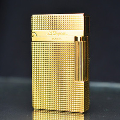 Vỏ Hột Quẹt Bật Lửa Ga Đá Upon D26V/B Họa Tiết Ô Vuông Nhỏ, Sang Trọng, Lịch Lãm - Dùng Ga Đá Cao Cấp