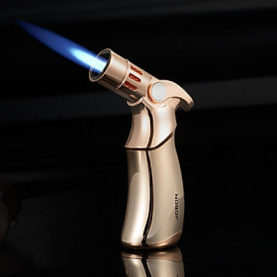 Vỏ Hột Quẹt Bật Lửa Gas Jobon ZB-659 Khò 4 Tia Cực Mạnh Vòi Nghiêng An Toàn, Tiện Lợi
