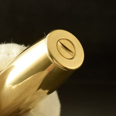 Vỏ Hột Quẹt Bật Lửa Xăng Đá Đồng Z66 Thiết Kế Đẹp Độc Lạ Màu Vàng Trơn - Dùng Xăng Bấc Đá Cao Cấp