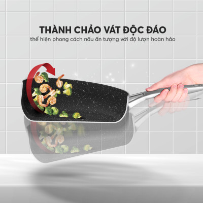 Chảo chống dính Full induction Elmich Hera EL8248 size 28cm