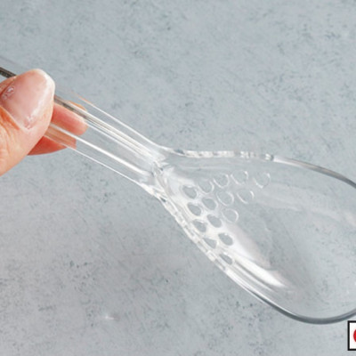 Thìa nhựa ăn súp Kokubo Slotted Spoon - Hàng Nội Địa Nhật Bản