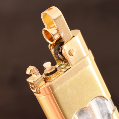 Vỏ Hột Quẹt Bật Lửa Xăng Bấc Đá Lộ Thiên Hiển Thị Dung Lượng Nhiên Liệu Đẹp Độc Lạ Tiện Dụng Yubang SF-02