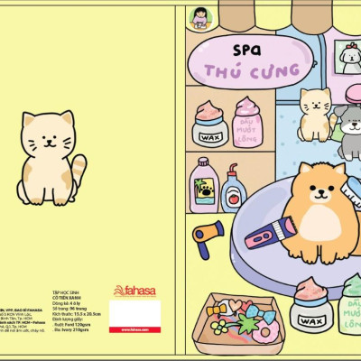 Tập Học Sinh Cô Tiên Xanh - Miền Nam - 4 Ô Ly - 96 Trang 100gsm - The Sun - Spa Thú Cưng