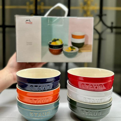 Set 6 bát cơm Staub cầu vồng 12cm Hàng chính hãng
