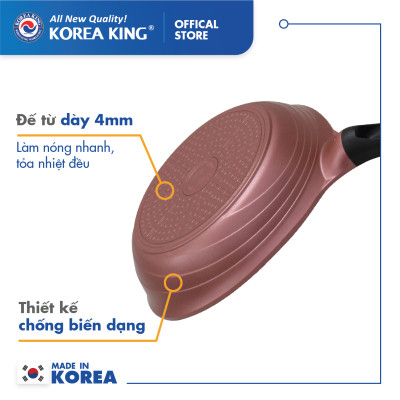 Chảo cạn Colormic Korea King KFP-26CI (size 26cm) - Hàng chính hãng